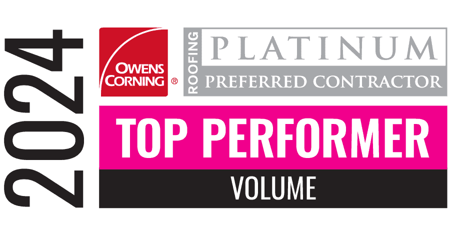 2024 Owens Corning Platinum Top Performer badge